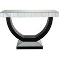 thumbnail image 1 of Black Half Moon Console Table, 1 of 7
