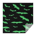 thumbnail image 1 of Black Halloween Bats with Green Square Tablecloth,Waterproof Square Table Cover,Wipeable Spillproof Washable Table Cover for Home Kitchen Party Decor 42"X42"(107x107cm), 1 of 6