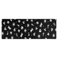 thumbnail image 1 of Black Halloween Cat Skull Pattern Kitchen Rug Mat,Kitchen Runner Rugs Non Skid Washable,Decorative Kitchen Floor Mats for Kitchen,Sink,Laundry,17"X47", 1 of 5