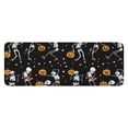 thumbnail image 1 of Black Halloween Dancing Skeletons Kitchen Rug Mat,Kitchen Runner Rugs Non Skid Washable,Decorative Kitchen Floor Mats for Kitchen,Sink,Laundry,17"x47.2", 1 of 7