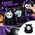 thumbnail image 1 of Black Halloween Demon Squishy Toy, Slow Rising Tpr Sensory Decompression Squeeze Toy, Spooky Character Novelty Gift For Parties, Home, Desk And Holiday Events, 1 of 7