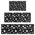 thumbnail image 1 of Black Halloween Ghost Pumpkin Pattern Kitchen Rugs Sets Of 3,Kitchen Runner Rugs Non Skid Washable,Decorative Kitchen Floor Mats for Kitchen,Sink,Laundry,17"x30"+ 17"x47" + 17"x59", 1 of 6