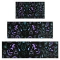 thumbnail image 1 of Black Halloween Ghost Spider Pattern Kitchen Rugs Sets Of 3,Kitchen Runner Rugs Non Skid Washable,Decorative Kitchen Floor Mats for Kitchen,Sink,Laundry,17"x30"+ 17"x47" + 17"x59", 1 of 6