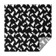 thumbnail image 1 of Black Halloween Ghosts and Bats Square Tablecloth,Waterproof Square Table Cover,Wipeable Spillproof Washable Table Cover for Home Kitchen Party Decor 60"x60"(152x152cm), 1 of 6