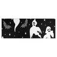 thumbnail image 1 of Black Halloween Ghosts Bats and Stars Kitchen Rug Mat,Kitchen Runner Rugs Non Skid Washable,Decorative Kitchen Floor Mats for Kitchen,Sink,Laundry,17"X47", 1 of 5