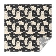 thumbnail image 1 of Black Halloween Ghosts with Boo Square Tablecloth,Waterproof Square Table Cover,Wipeable Spillproof Washable Table Cover for Home Kitchen Party Decor 42"X42"(107x107cm), 1 of 6