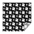 thumbnail image 1 of Black Halloween Ghosts and Skulls Square Tablecloth,Waterproof Square Table Cover,Wipeable Spillproof Washable Table Cover for Home Kitchen Party Decor 42"X42"(107x107cm), 1 of 6