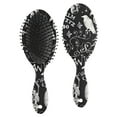 thumbnail image 1 of Black Halloween Letter Bat Pattern Hair Brush,Girls Detangling Hair Brush,Glide Through Tangles with Ease for Wet & Dry Hair,8.8"X2.8", 1 of 7