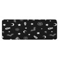 thumbnail image 1 of Black Halloween Occult Patterns Kitchen Rug Mat,Kitchen Runner Rugs Non Skid Washable,Decorative Kitchen Floor Mats for Kitchen,Sink,Laundry,17"x47.2", 1 of 7