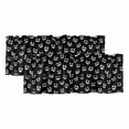 thumbnail image 1 of Black Halloween Pumpkin Curtain Valances for Windows, Kitchen Valance Window Treatments Panel 2 Pack, Ghost Horror Face Rod Pocket Short Curtains for Bathroom Bedroom 60 x 18 Inch, 1 of 8
