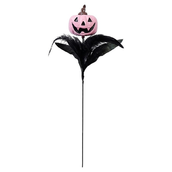 Black Halloween Pumpkin Decorations Indoor Artificial Fake Flowers: Gothic Floral Artificial for Vase Flower Arrangement Home Party Thanksgiving Harvest Table Centerpieces Decor