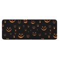 thumbnail image 1 of Black Halloween Pumpkin Faces Kitchen Rug Mat,Kitchen Runner Rugs Non Skid Washable,Decorative Kitchen Floor Mats for Kitchen,Sink,Laundry,17"x47.2", 1 of 7