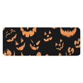 thumbnail image 1 of Black Halloween Pumpkin Faces Kitchen Rug Mat,Kitchen Runner Rugs Non Skid Washable,Decorative Kitchen Floor Mats for Kitchen,Sink,Laundry,17"x47.2", 1 of 7