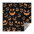 thumbnail image 1 of Black Halloween Pumpkin Faces Square Tablecloth,Waterproof Square Table Cover,Wipeable Spillproof Washable Table Cover for Home Kitchen Party Decor 42"X42"(107x107cm), 1 of 6