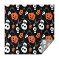 thumbnail image 1 of Black Halloween Pumpkin Faces Square Tablecloth,Waterproof Square Table Cover,Wipeable Spillproof Washable Table Cover for Home Kitchen Party Decor 52"x52"(132x132cm), 1 of 6