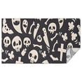 thumbnail image 1 of Spooky Halloween Icons Pattern Rectangle Tablecloth 60"x102",Waterproof Polyester Rectangle Table Cloth, Wipeable Spillproof Polyester Tablecloth for Dining, Camping, Indoor and Outdoor, 1 of 6