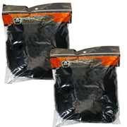 Black Halloween Themed Colored Spider Web Decorations with Plastic Spiders Haunted Horror Houses Seasonal Trick or Treat Spooky Wall Roof Table Room Decorative Design Ornament Indoor Outdoor Pack of 2