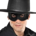 thumbnail image 1 of Black Halloween Thief Bandit Masquerade Mask, 1 of 2
