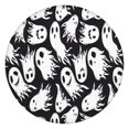 thumbnail image 1 of Black Halloween White Ghosts Round Fitted Tablecloth with Elastic Edge,Dining Table Cover Waterproof,Outdoor Round Tablecloth for Camping,Dining,Indoor and Outdoor, 1 of 7