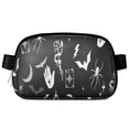 thumbnail image 1 of Black Halloween Witchy Symbols Cute Fanny Packs for Women,Travel Waterproof Crossbody Fanny Bags Waist Purse for Women Anti Theft Adjustable Strap for Running Travel Cycling, 1 of 4