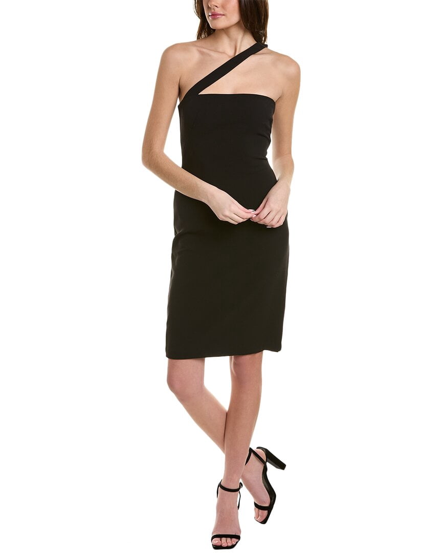 Black Halo Women's Vieata Dress - Belted Fit-and-Flare With Knotted Bodice & Pockets