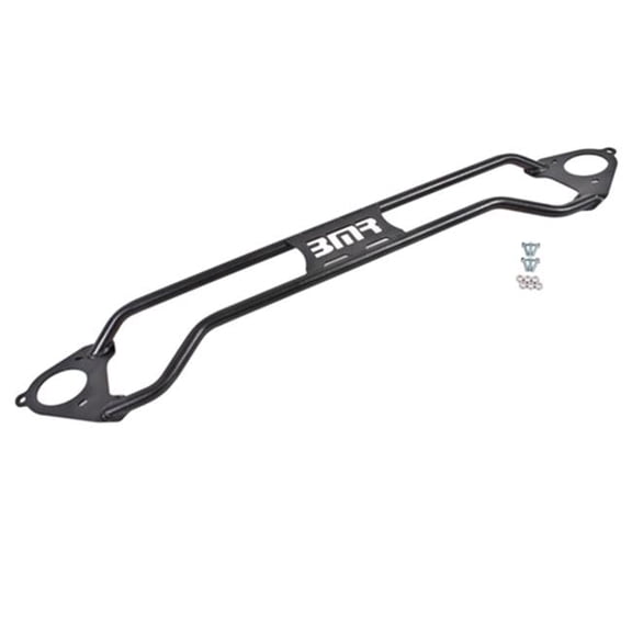 Black Hammertone Front Twin Tube Design Strut Tower Brace for 16-17 6th Gen Camaro