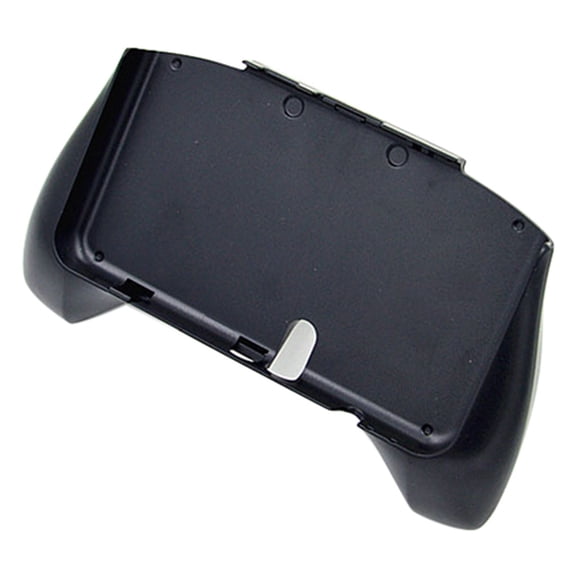 Black Hand Grip for New Nintendo 3DS with Non Surface and Rear Bracket for Comfort and Security
