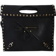 thumbnail image 1 of Black Handbag With Twist Lock Flap, 1 of 1