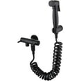 Black Handheld Bidet Sprayer for Toilet, Single Cold Water Bathroom