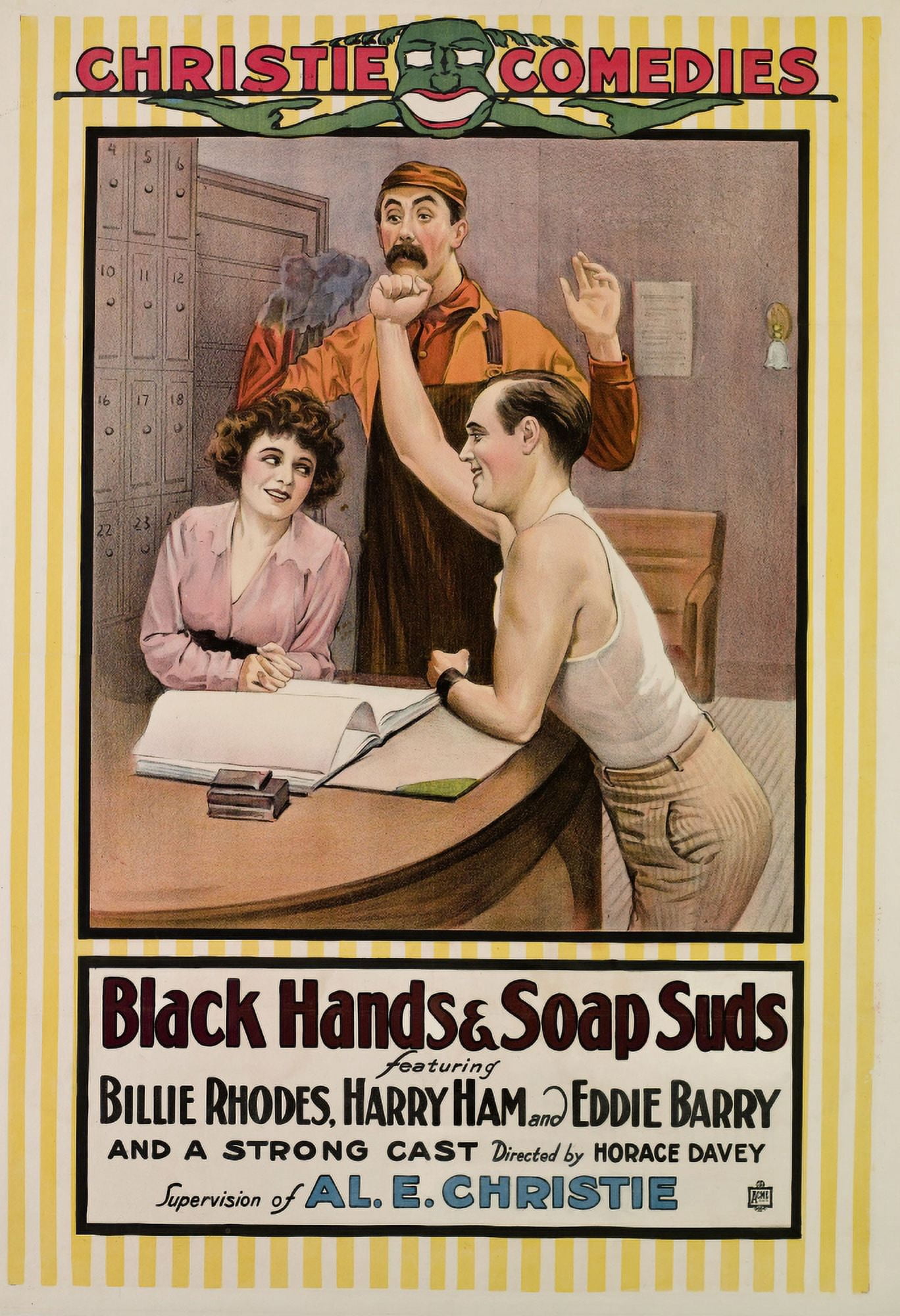 Black Hands And Soap Suds Canvas Art - (11 x 17)