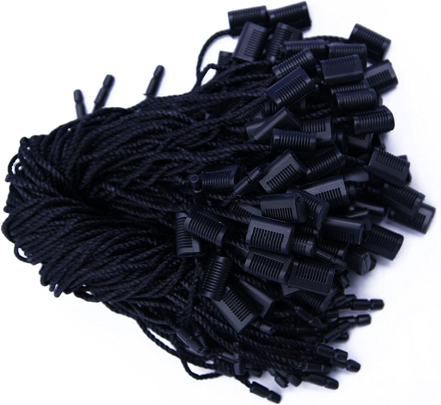 Black Hang Nylon String Snap Lock Pin Loop Fastener Hook Ties ,1000 Pcs ...