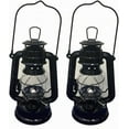 Black Hanging Lantern Wedding Light Table Centerpiece Lamp 8 Inches