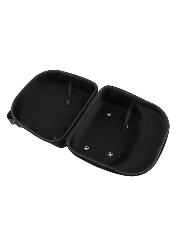 Black Hard EVA Hat Storage Case Portable Baseball Cap Holder Shockproof Dustproof Protective Bag With Adjustable Shoulder Strap For Travel Home Use