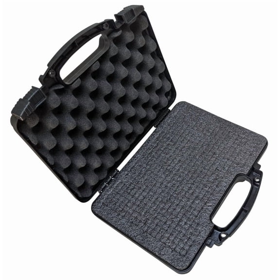 Hard Rifle Case with Pick & Pluck Foam - TSA Approved Gun Storage DS3TeKâ„¢ Polypropylene Latch - Black