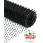 Black Hardware Cloth, Metal Wire Mesh Roll, 15 Gauge Alloy Steel Fencing Mesh Wire Fence Roll