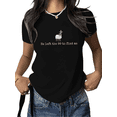 thumbnail image 1 of Black He Left The 99 To Find Me Lamb Cross T-Shirt Christian Faith Religious Belief Inspirational Message Casual Wear Tops S-5XL, 1 of 5