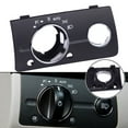 thumbnail image 1 of Black Headlight Switch Panel Cover Fit for Mercedes-Benz W211 E Class 2003-08, 1 of 7