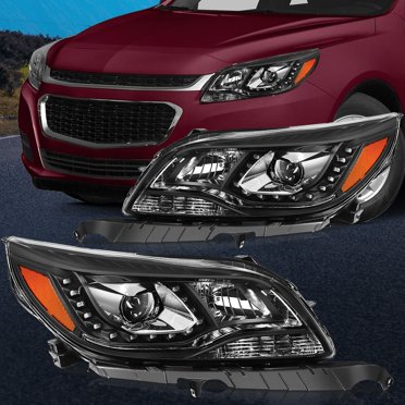 Left Driver Side Headlight Assembly For 2019-2021 Chevrolet Malibu – Chrome Housing, Clear Lens