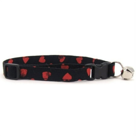 Black Hearts Cat Collar
