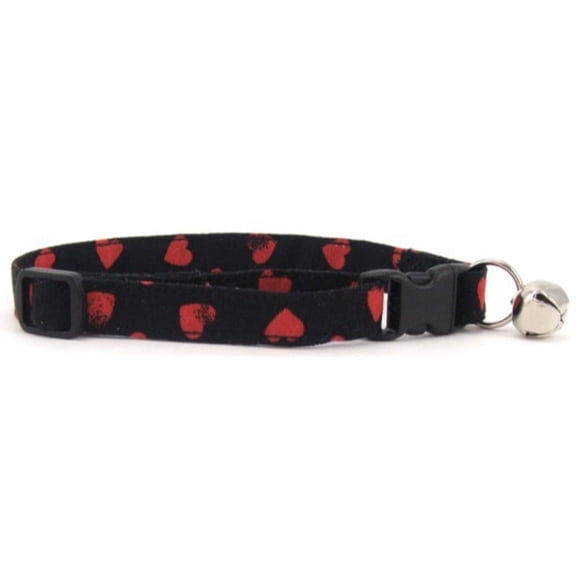 Black Hearts Cat Collar