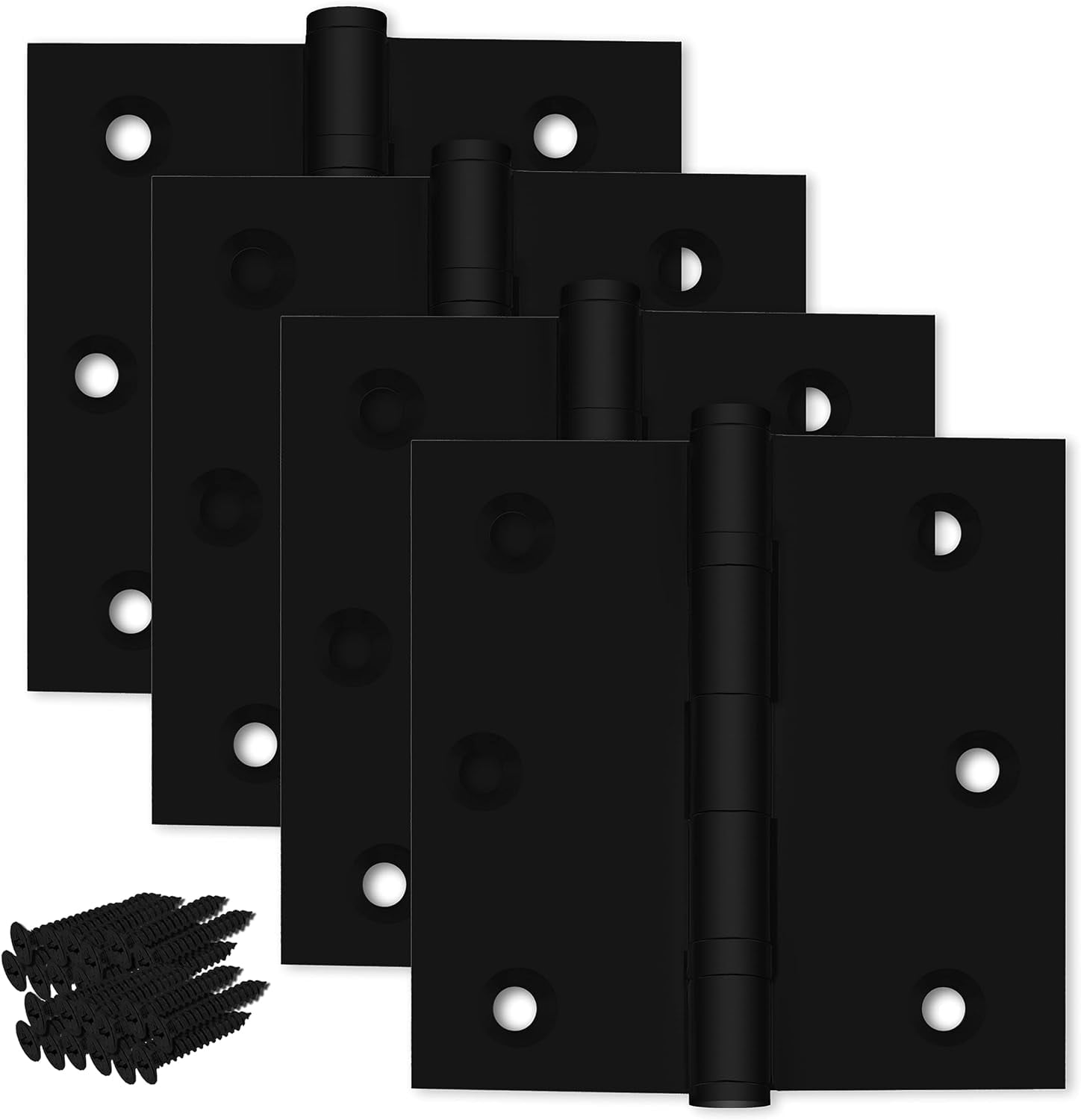 black heavy duty door hinge matte black bearing 3x3 inch heavy duty