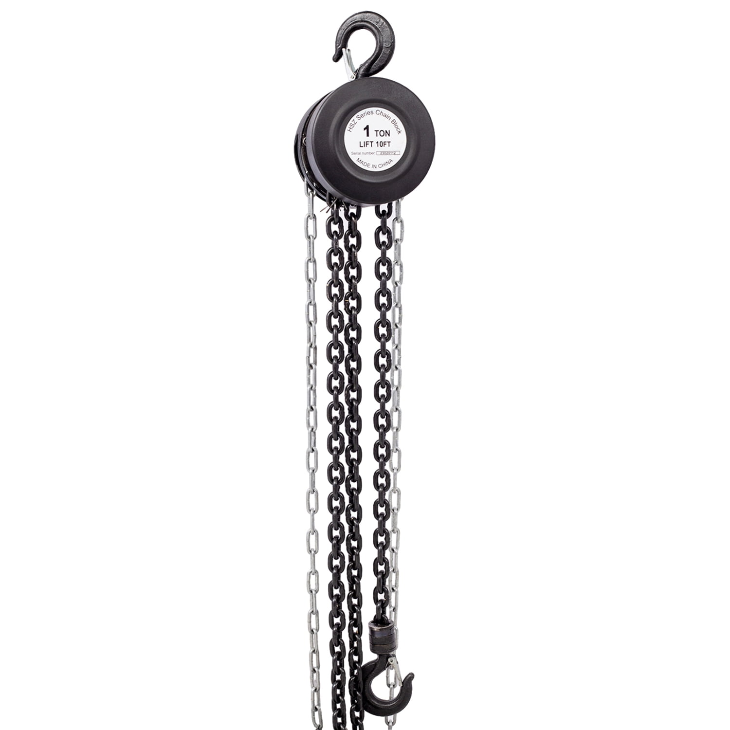 Black Heavy Duty Manual Steel Construction 1T Chain Hoist XNGGNG