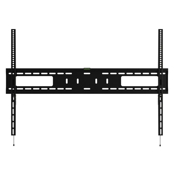 Black Heavy-Duty Metal Fixed Wall Mount for Large TV's up to 100"