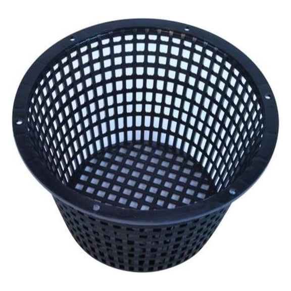 Black Heavy Duty Net Pot 8 Inch