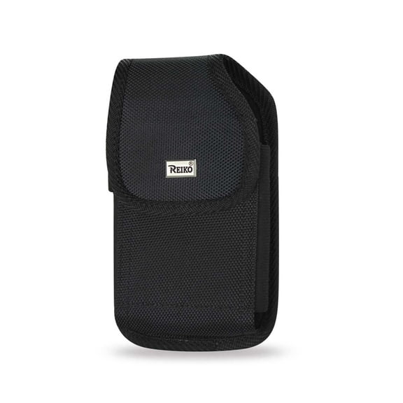 Black Heavy Duty Rugged Metal Clip Case fits Alcatel TCL LX