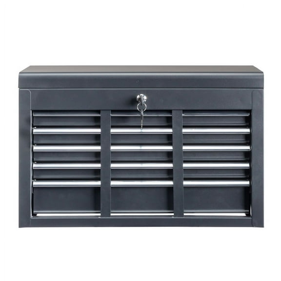Black Heavy-Duty Steel Tool Box with 5 Drawers – 60cm Professional Organizer for Tools, Workshop, Garage, and Industrial Use