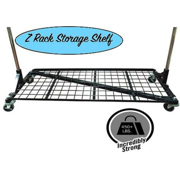 Black Heavy Duty Storage Base Shelf for Z Racks