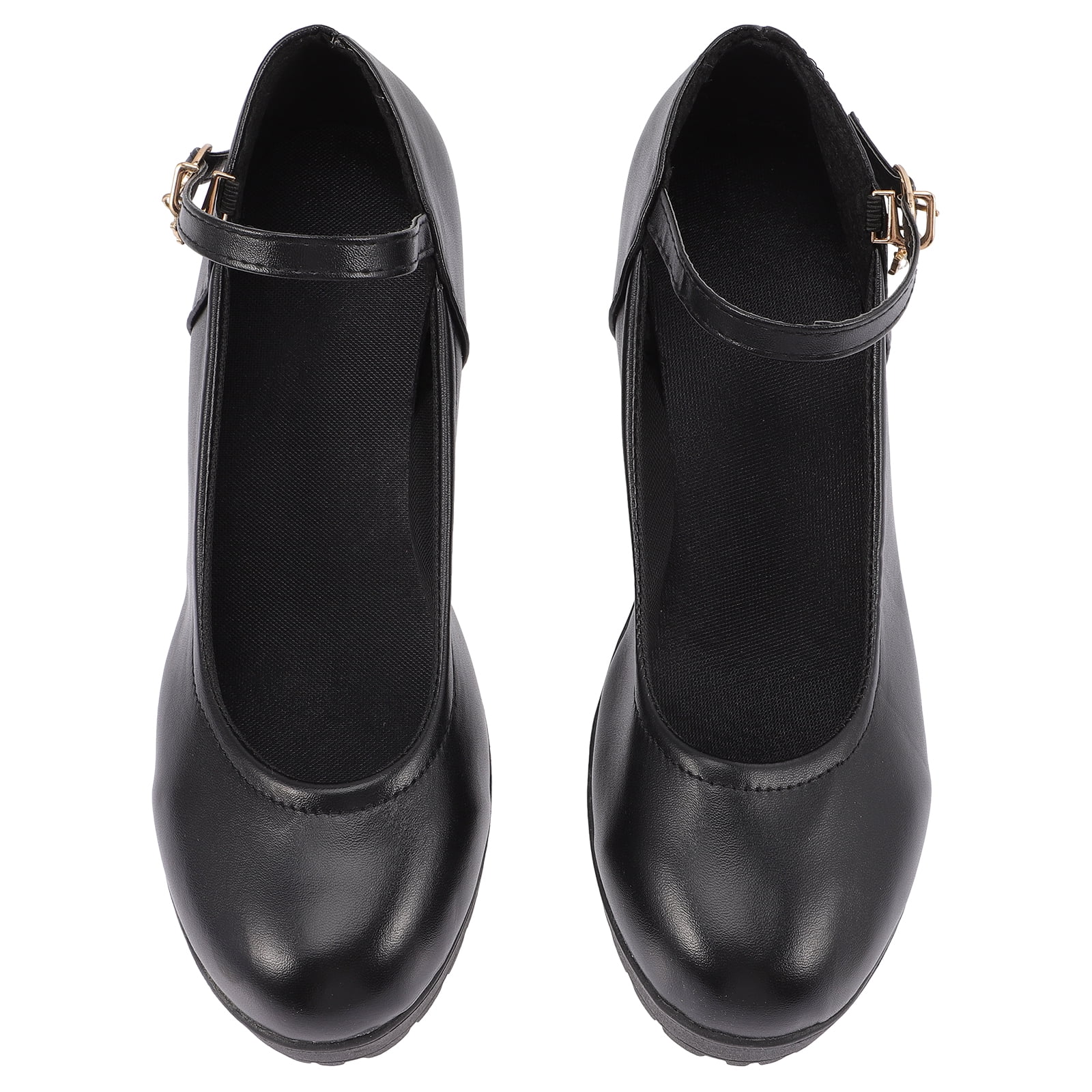 Worgeous 1 Pair Round Low Cut High Heels Fashionable Women's Shoes ...