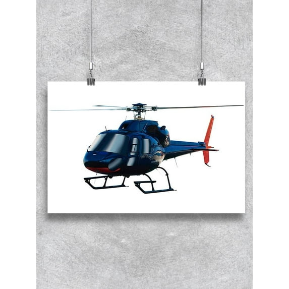 Black Helicopter Poster -Image by Shutterstock
