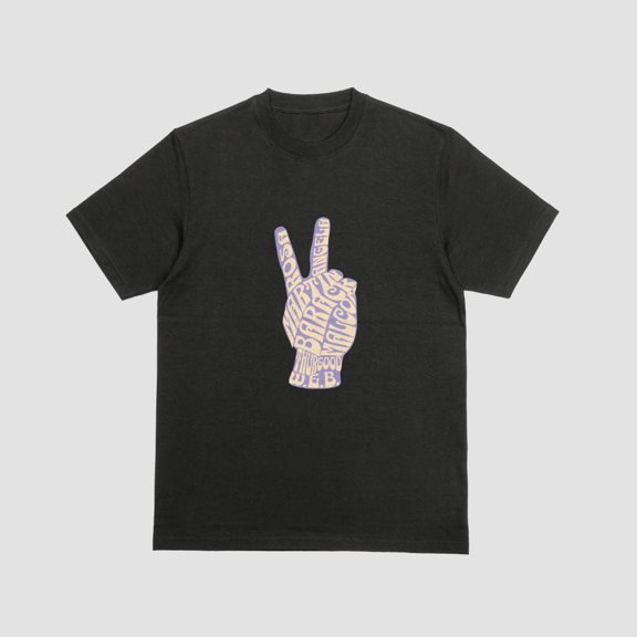Vegas Print Collective by Vegas Print Collective Black T-Shirt, Unisex XL